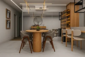 Projeto de sala de jantar